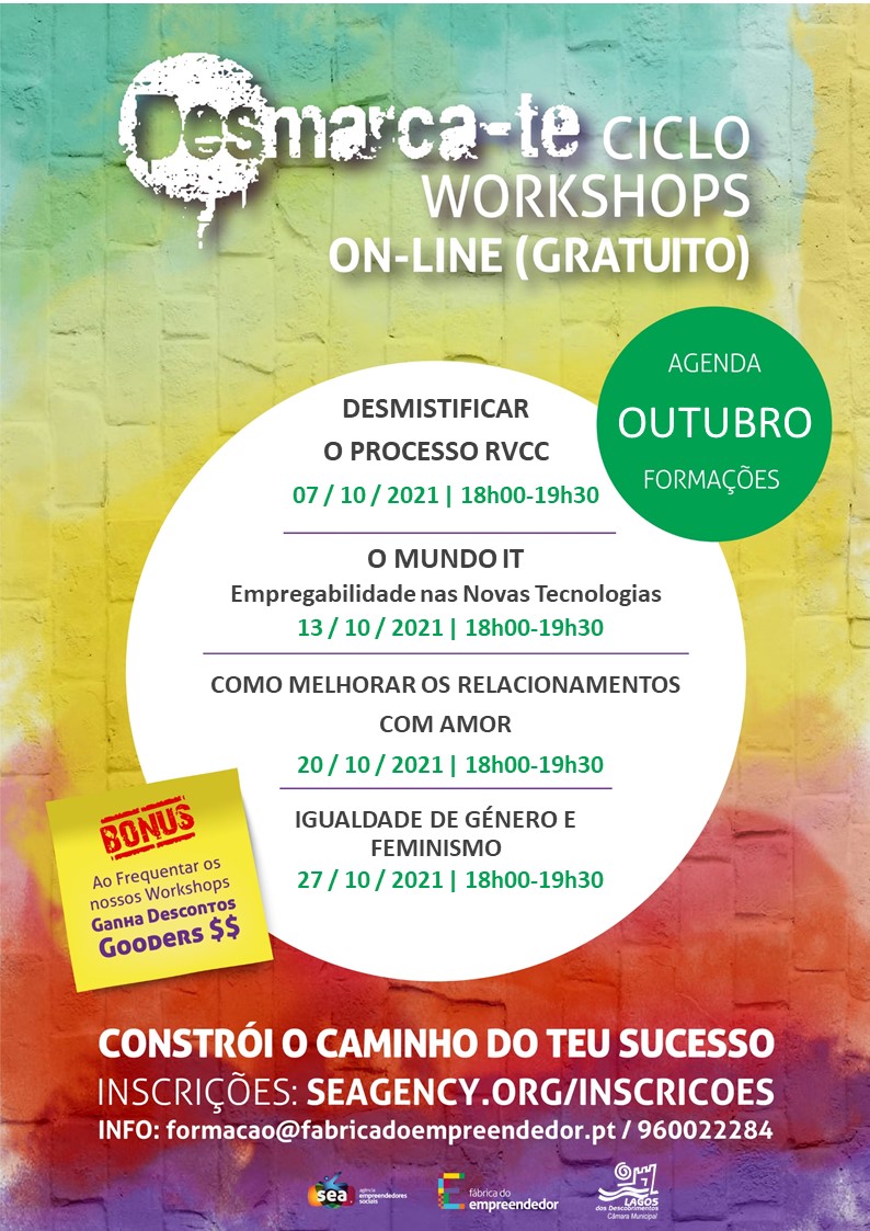 Imagem Desmarca-te - ciclo de workshops